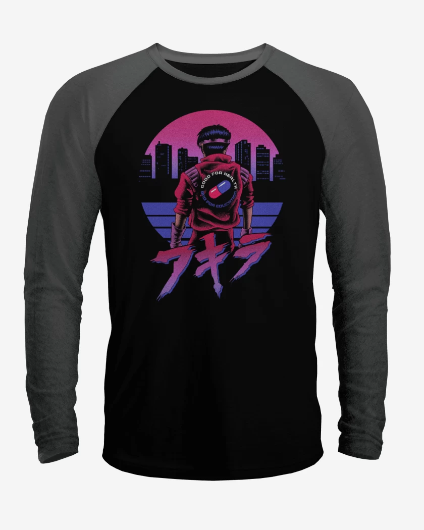 Polera Raglan Retro Akira