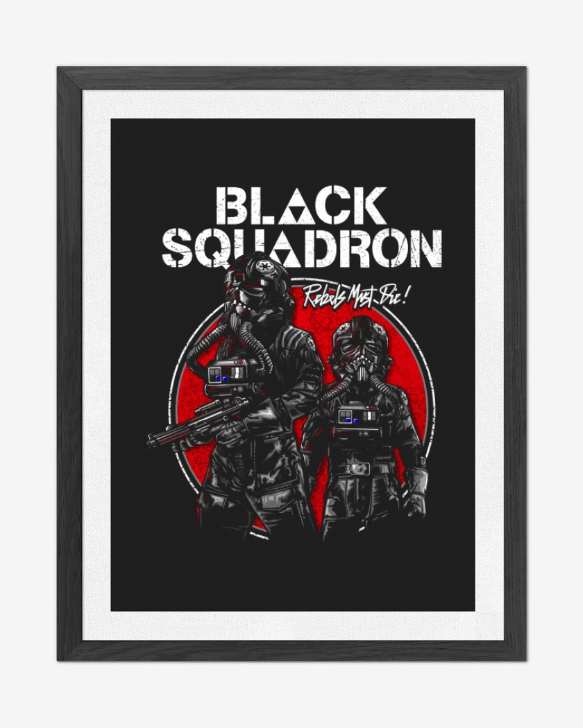 Cuadro decorativo Black squadron