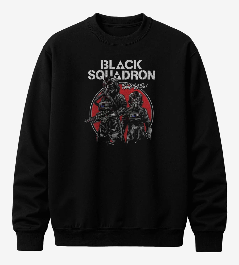 Poleron polo Black squadron