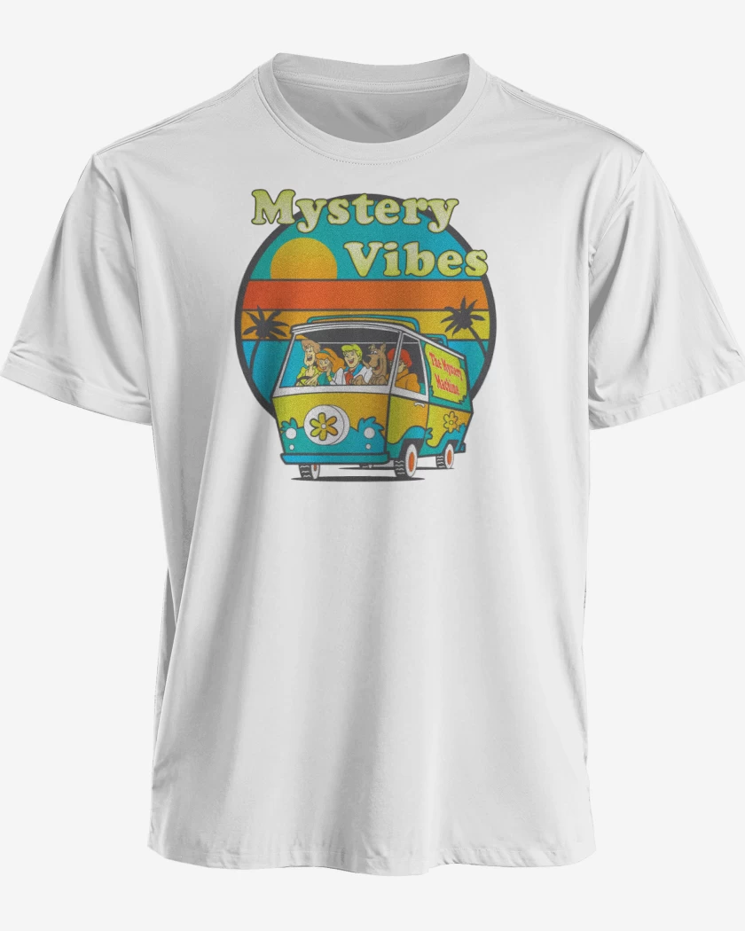 Polera premium Blanco de Vibras misteriosas