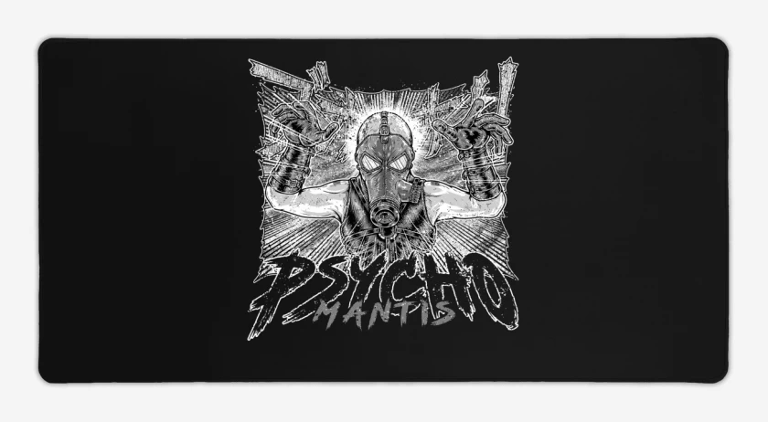 Mouse pad Gamer Negro de Psycho mantis