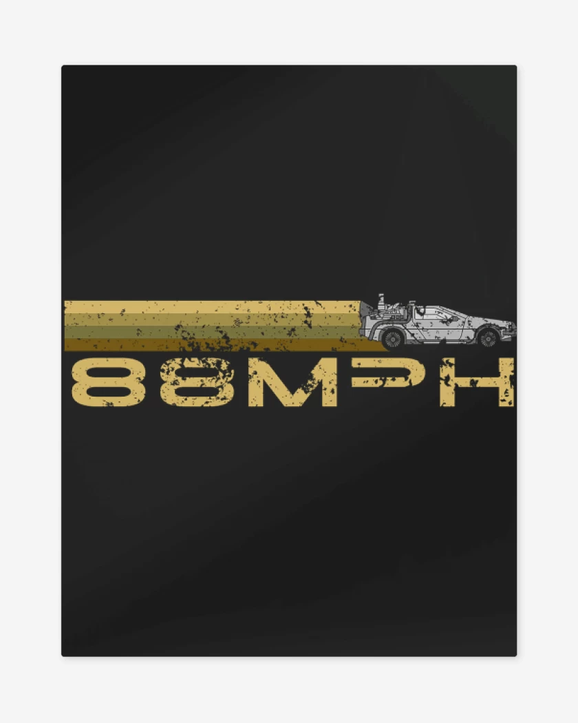 Print metalico Negro de 88 mph