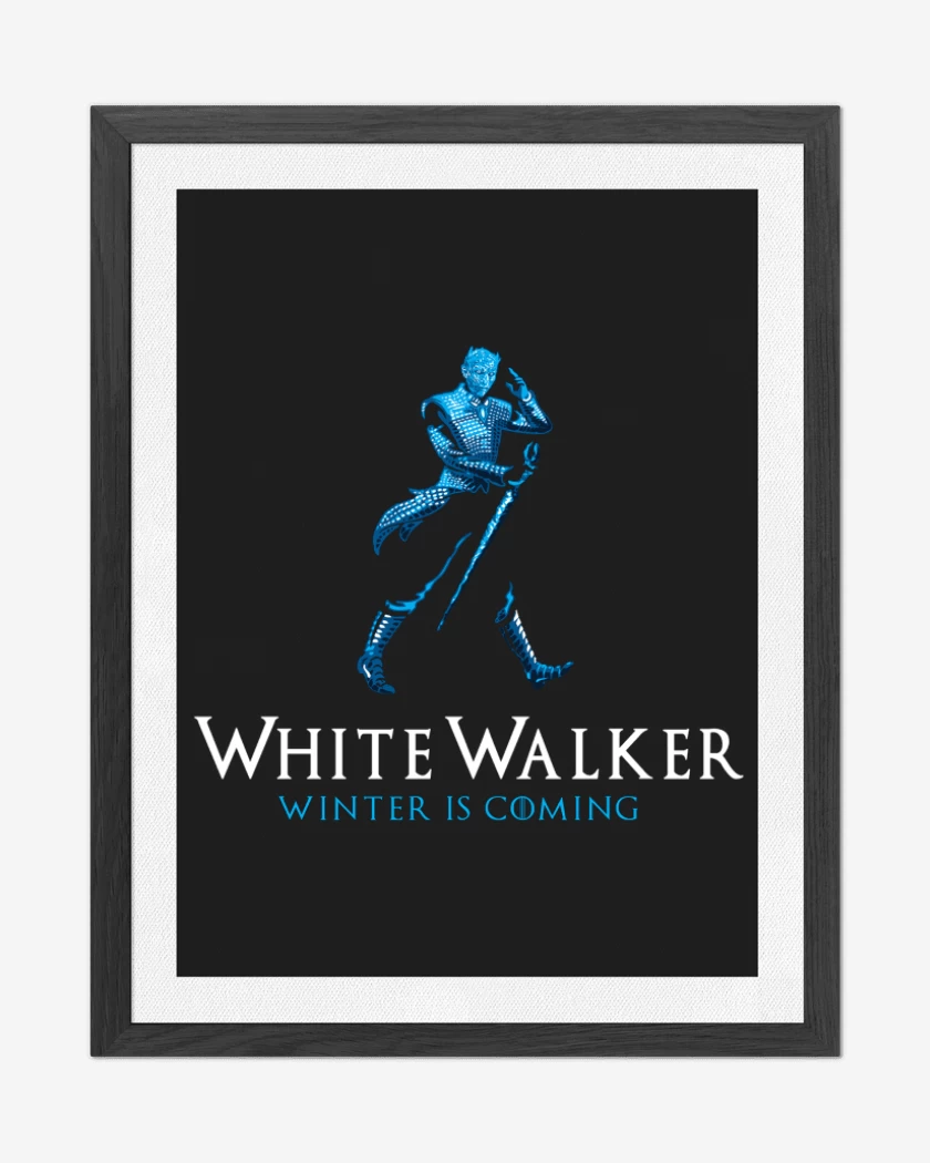 Cuadro decorativo Negro de Johnny White Walker