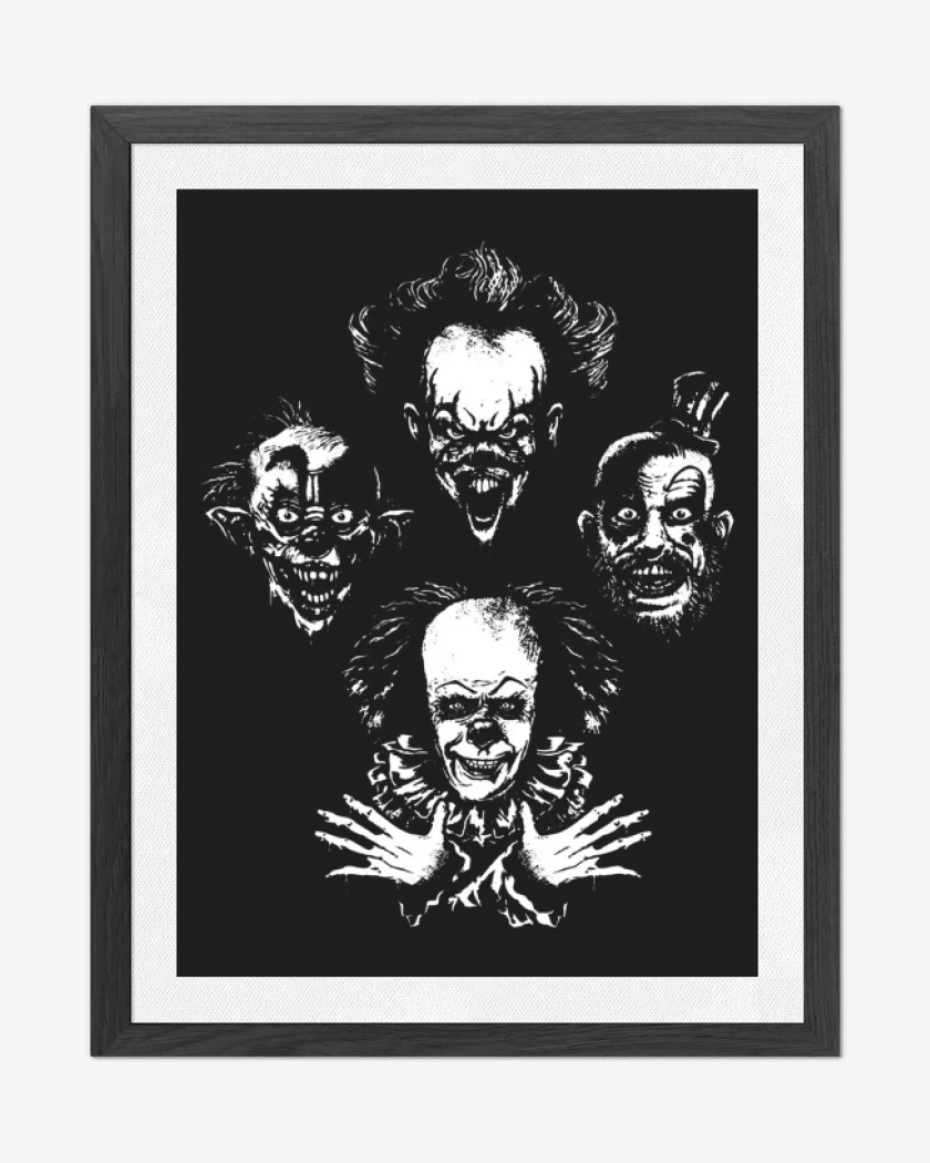 Cuadro decorativo Evil clown rhapsody