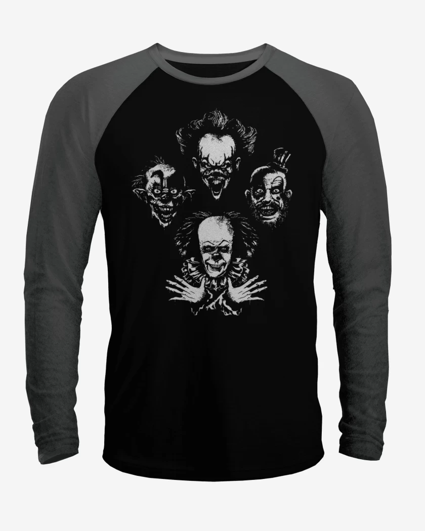 Polera Raglan Evil clown rhapsody