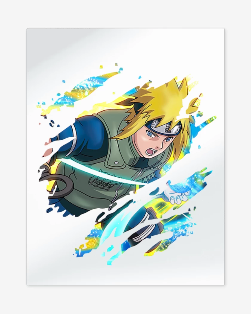 Print metalico Blanco de Minato