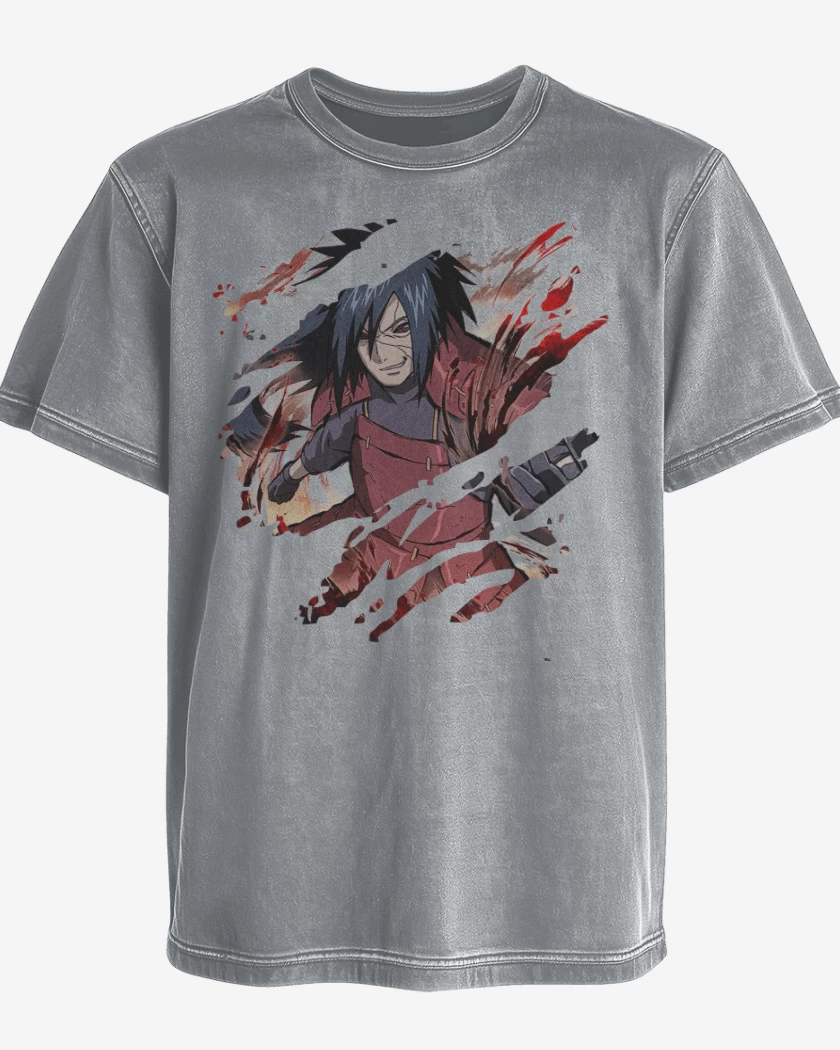 Polera desgastada Madara Uchiha
