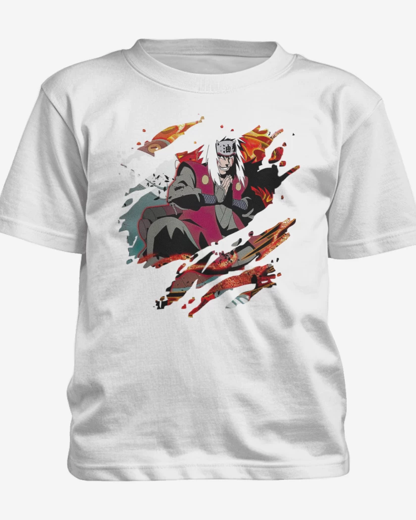 Polera de niño Blanco de Jiraiya