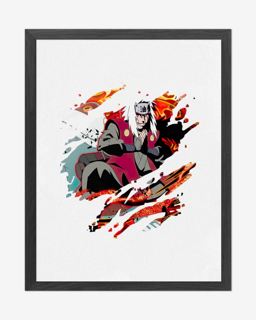 Cuadro decorativo Blanco de Jiraiya