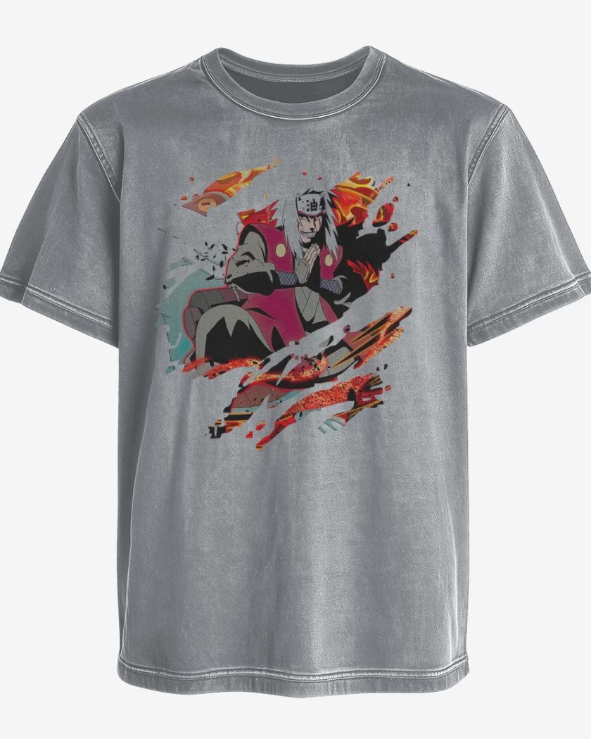 Polera desgastada Jiraiya