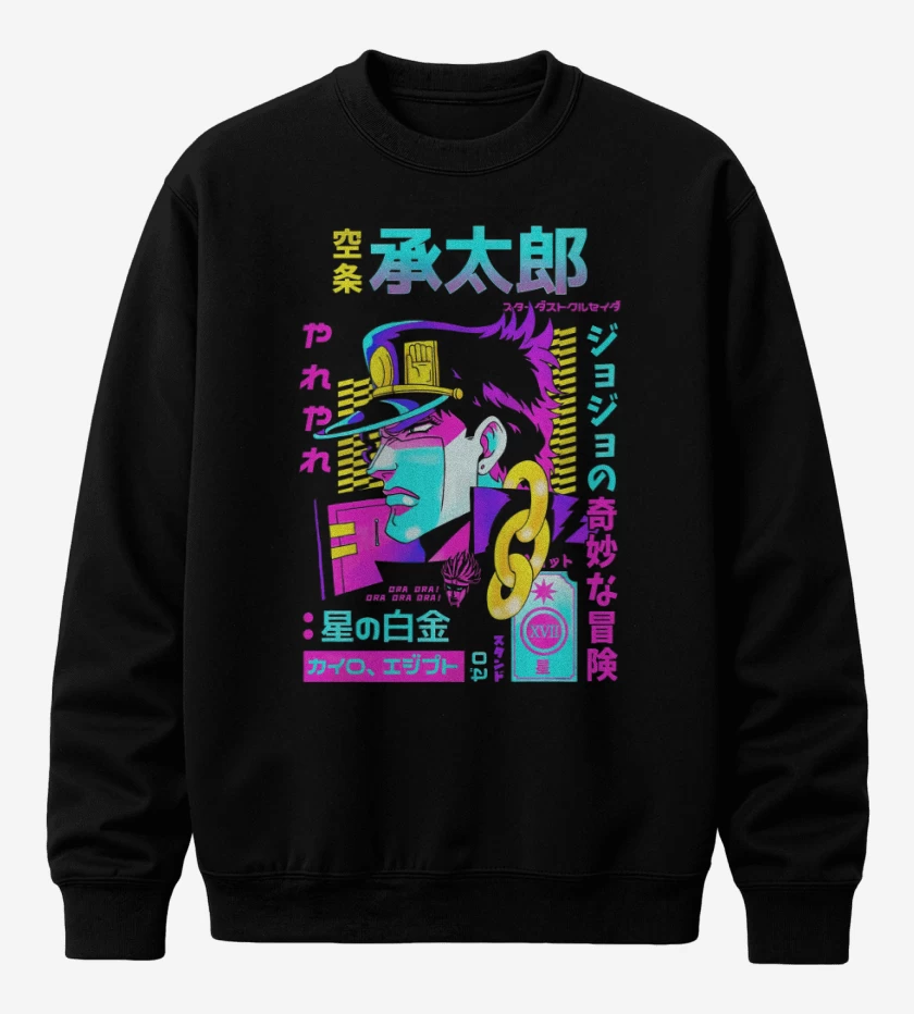 Poleron polo Jotaro Stardust Crusaders