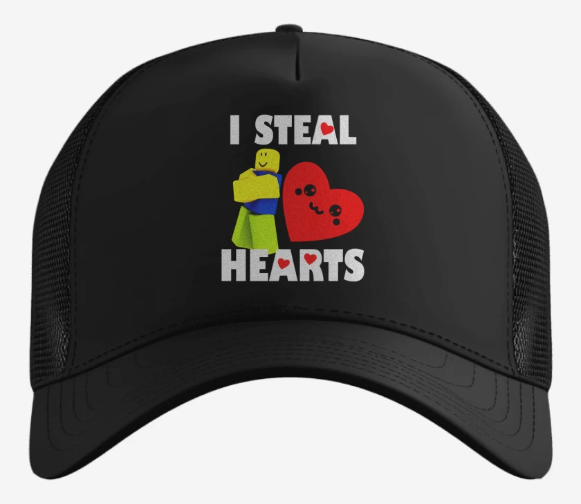 Gorro Negro de I steal hearts