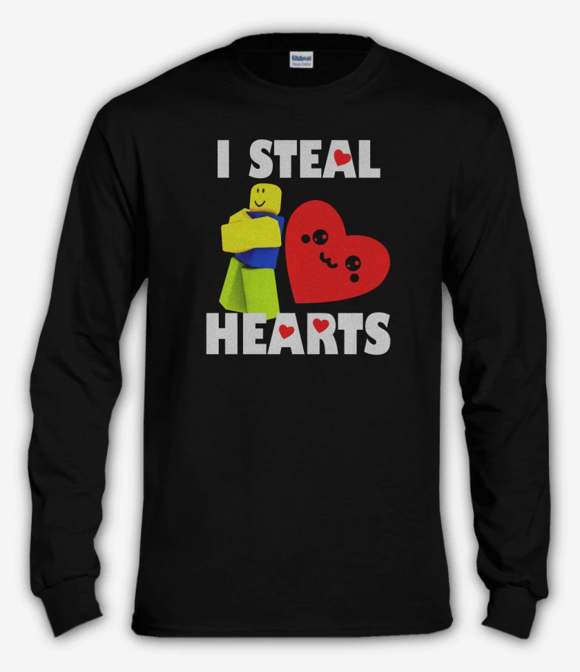 Polera manga larga Negro de I steal hearts