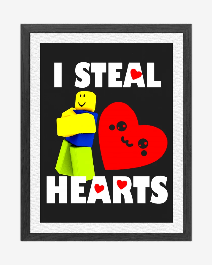 Cuadro decorativo Negro de I steal hearts