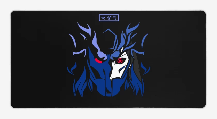 Mouse pad Gamer Negro de Susanoo Madara Uchiha