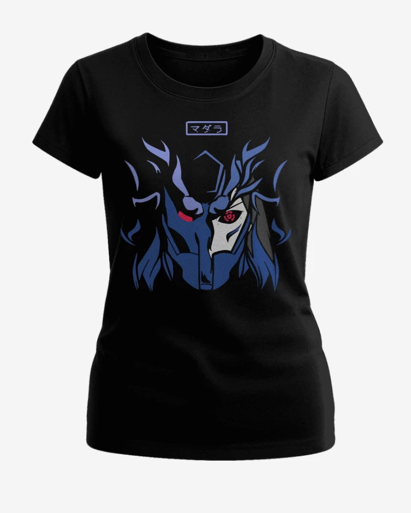 Polera de Mujer Negro de Susanoo Madara Uchiha