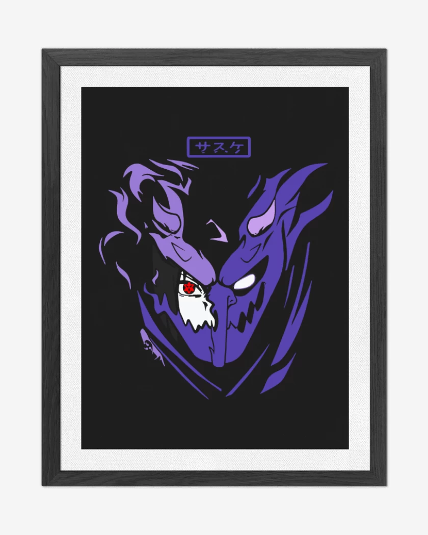 Cuadro decorativo Negro de Susanoo Sasuke
