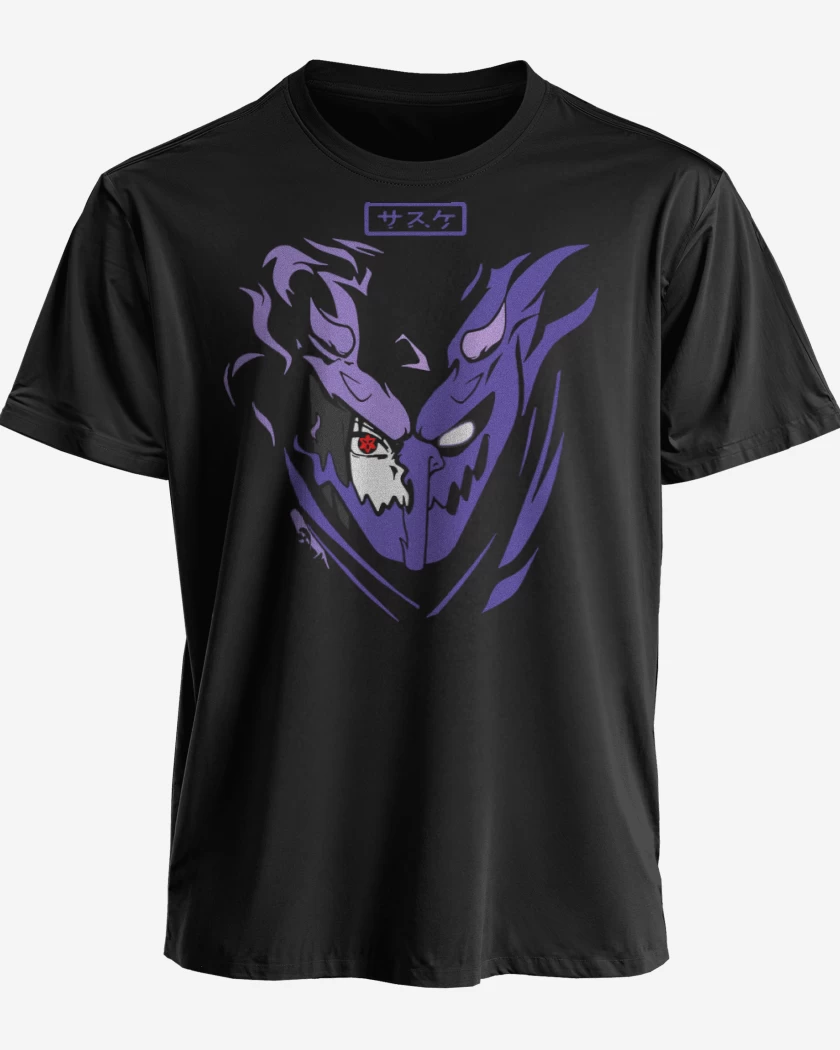 Polera premium Negro de Susanoo Sasuke