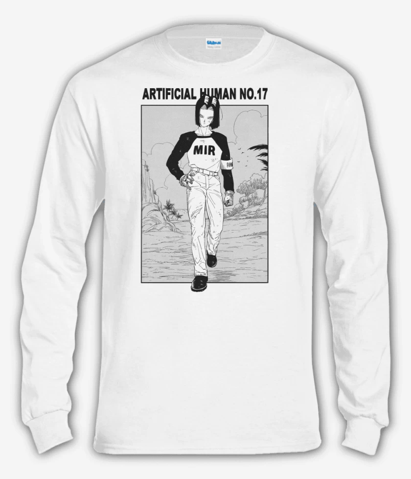 Polera manga larga Androide N°17
