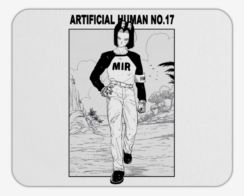 Mousepad Blanco de Androide N°17