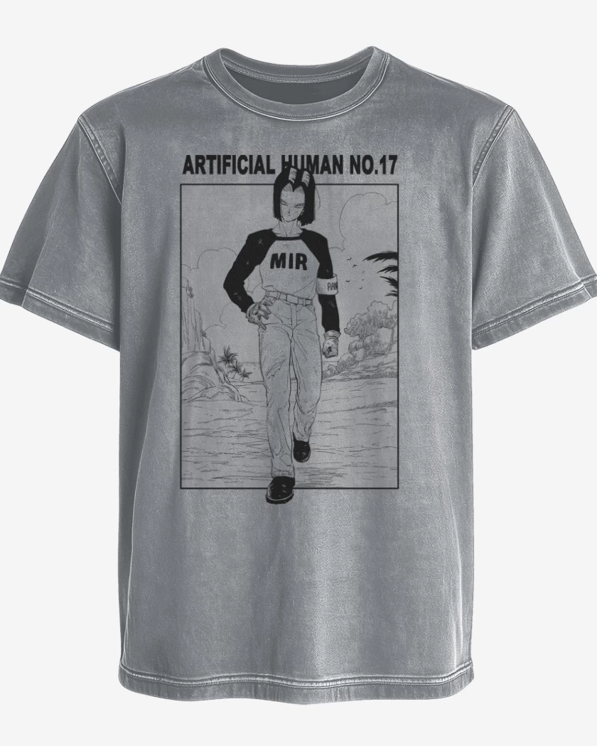 Polera desgastada Androide N°17