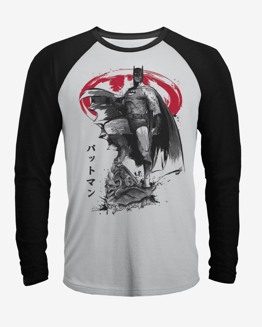 Polera Raglan Batman Murciélago 