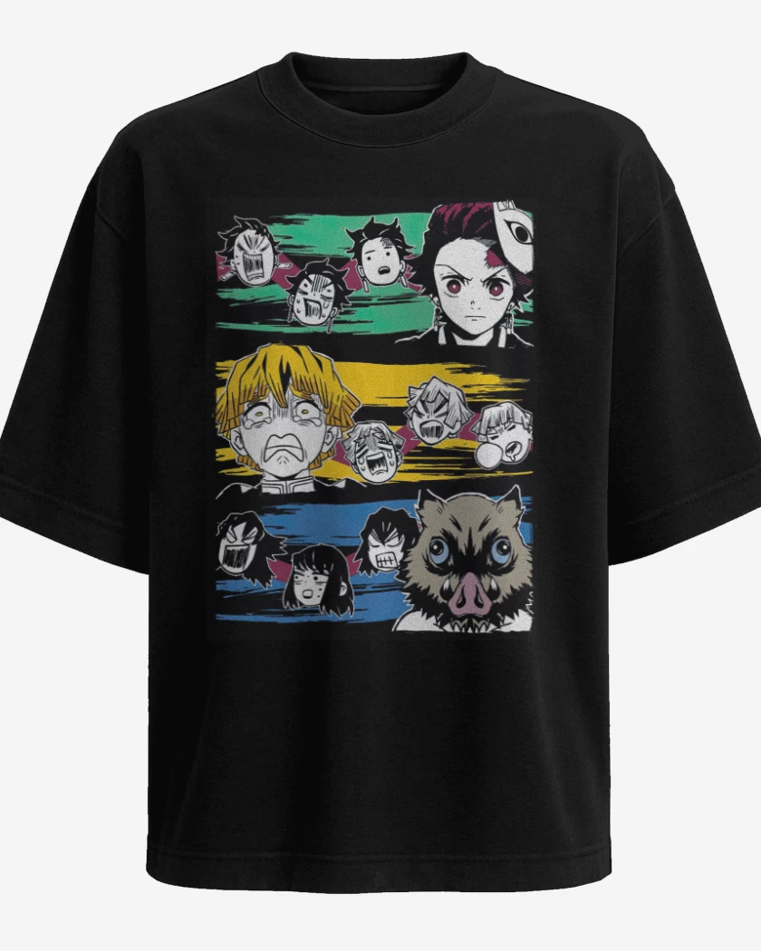 Polera Oversize Demon Slayer 4