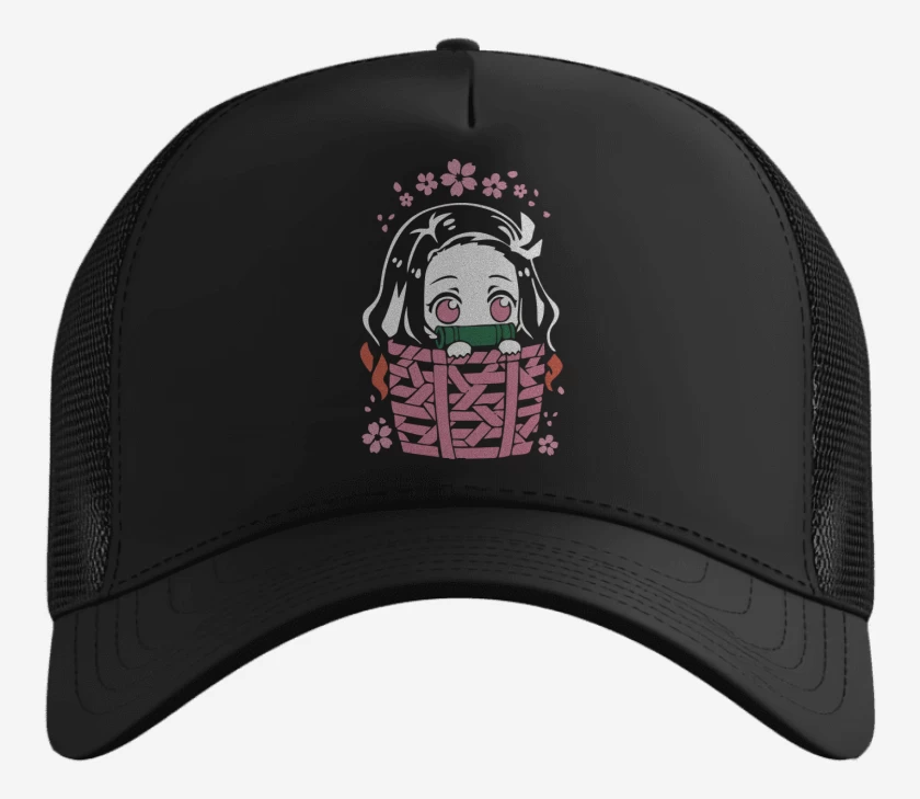Gorro Negro de Nezuko de Bolsillo