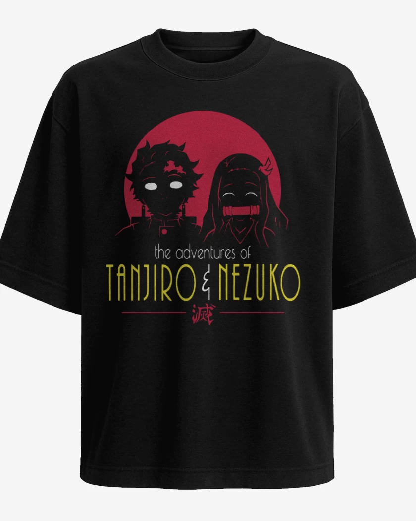 Polera Oversize Negro de DemonVision