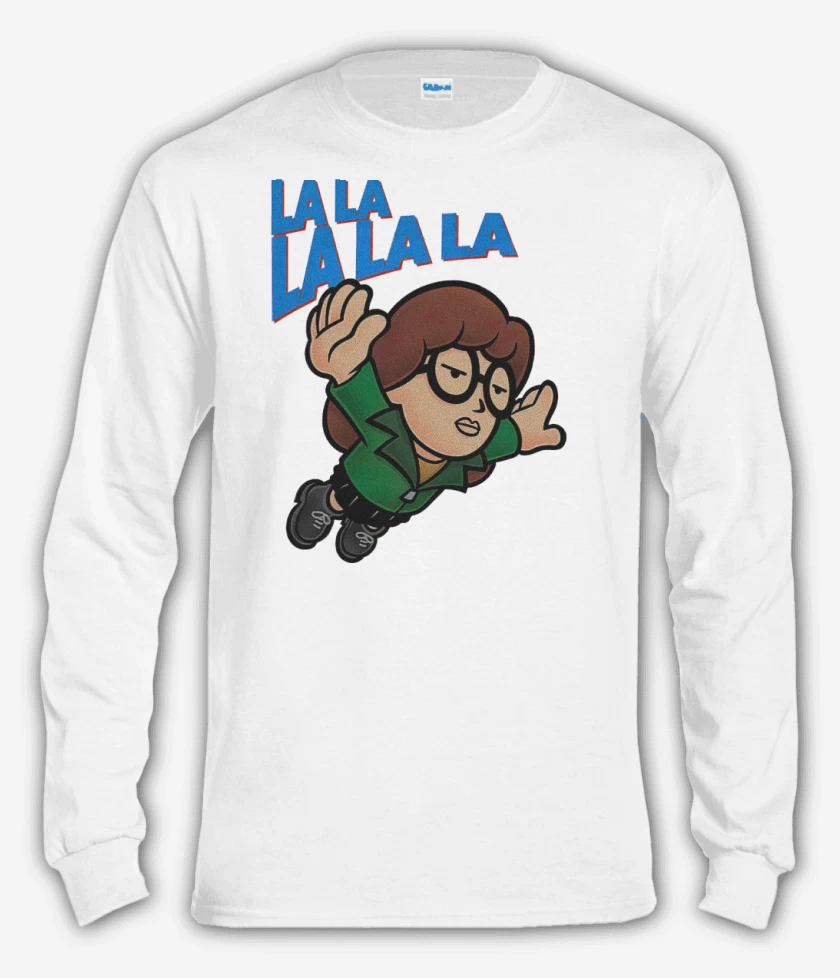 Polera manga larga Blanco de Super Daria Bross