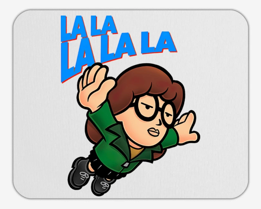 Mousepad Blanco de Super Daria Bross
