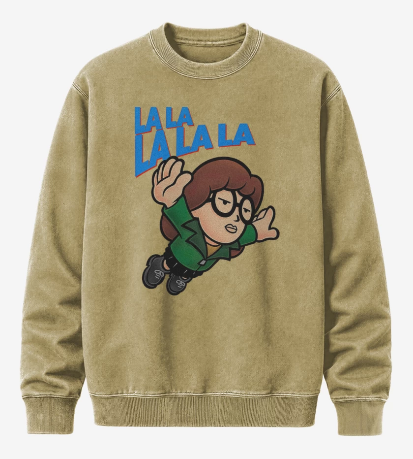 Poleron Polo Acid Wash Beige de Super Daria Bross