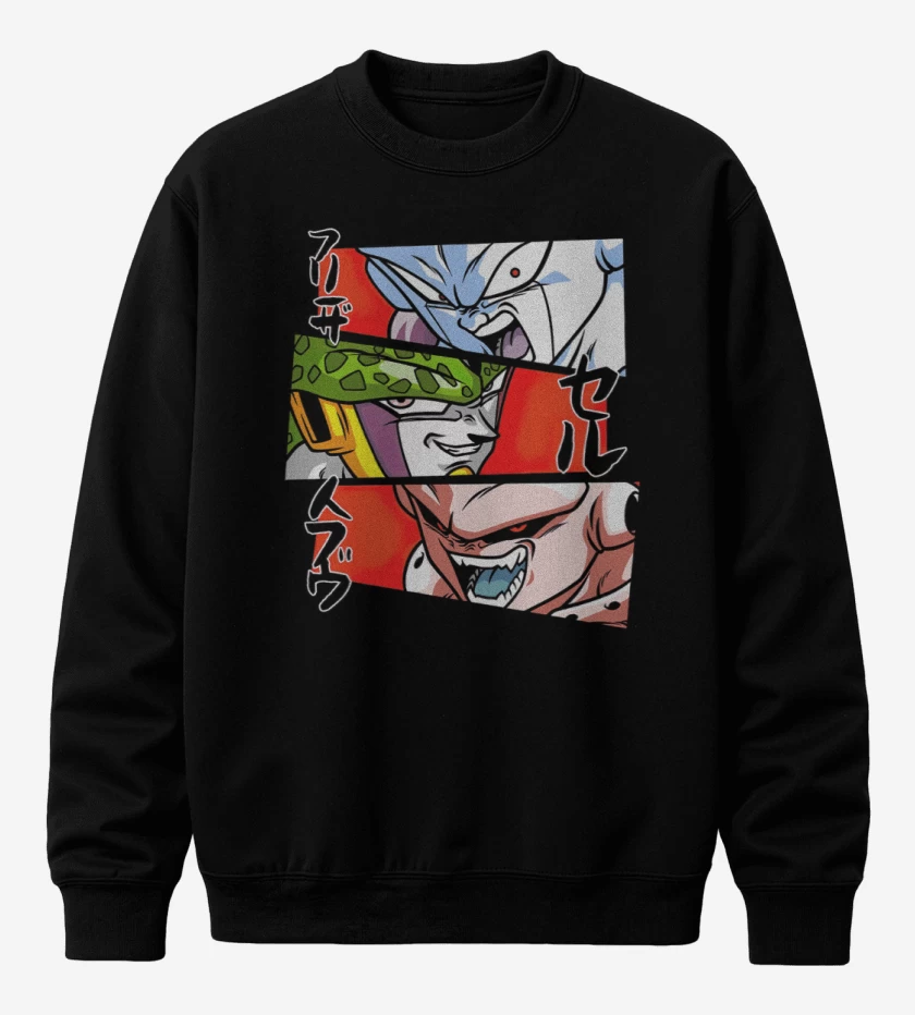 Poleron polo Dragon Ball Z Villanos