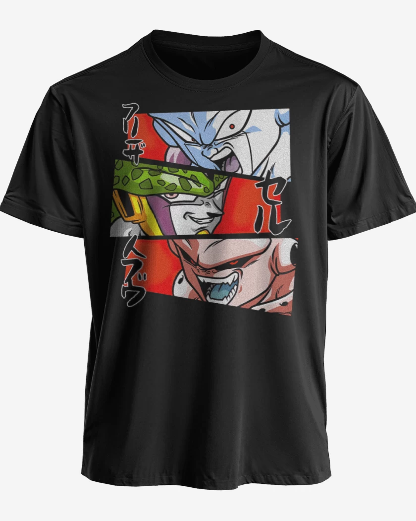 Polera premium Dragon Ball Z Villanos