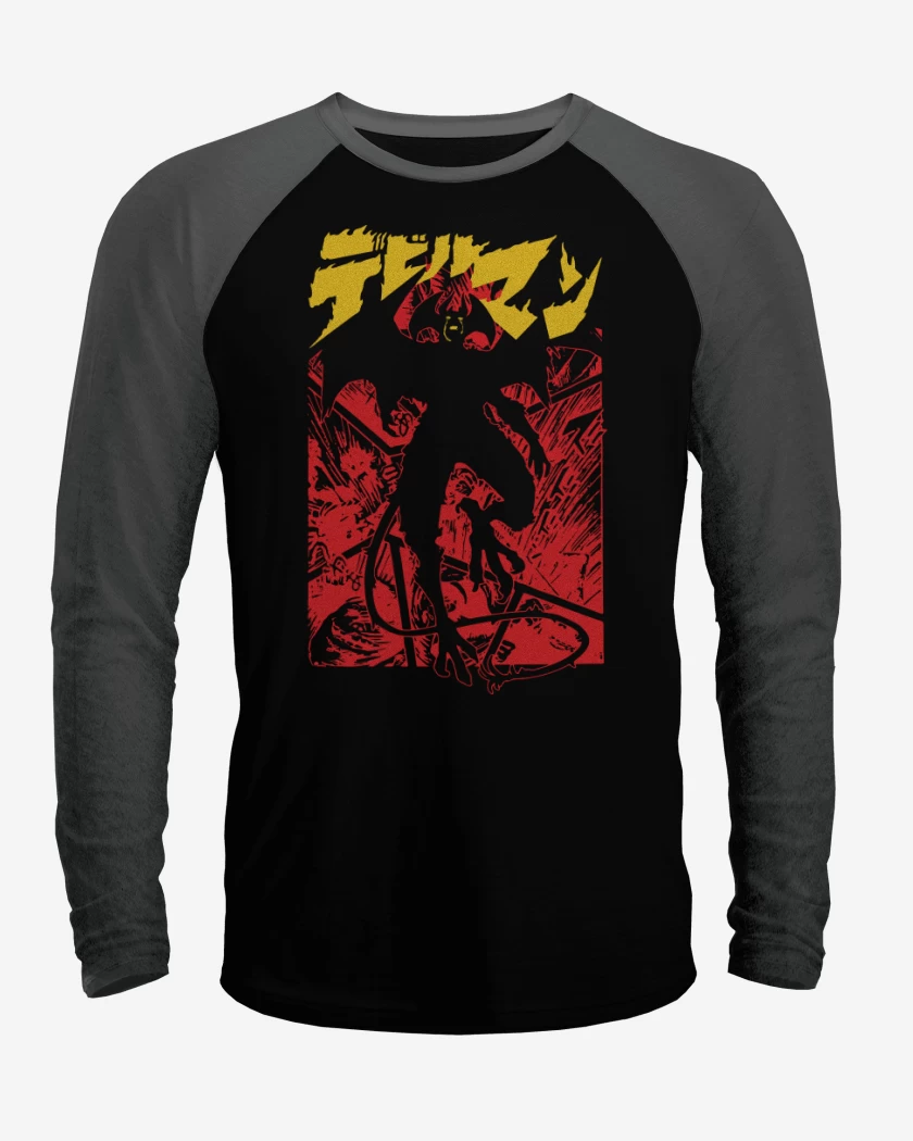 Polera Raglan Devilman Crybaby