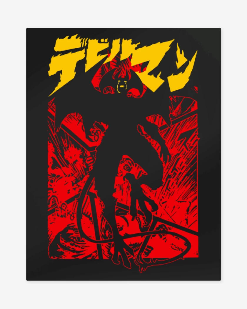Print metalico Devilman Crybaby
