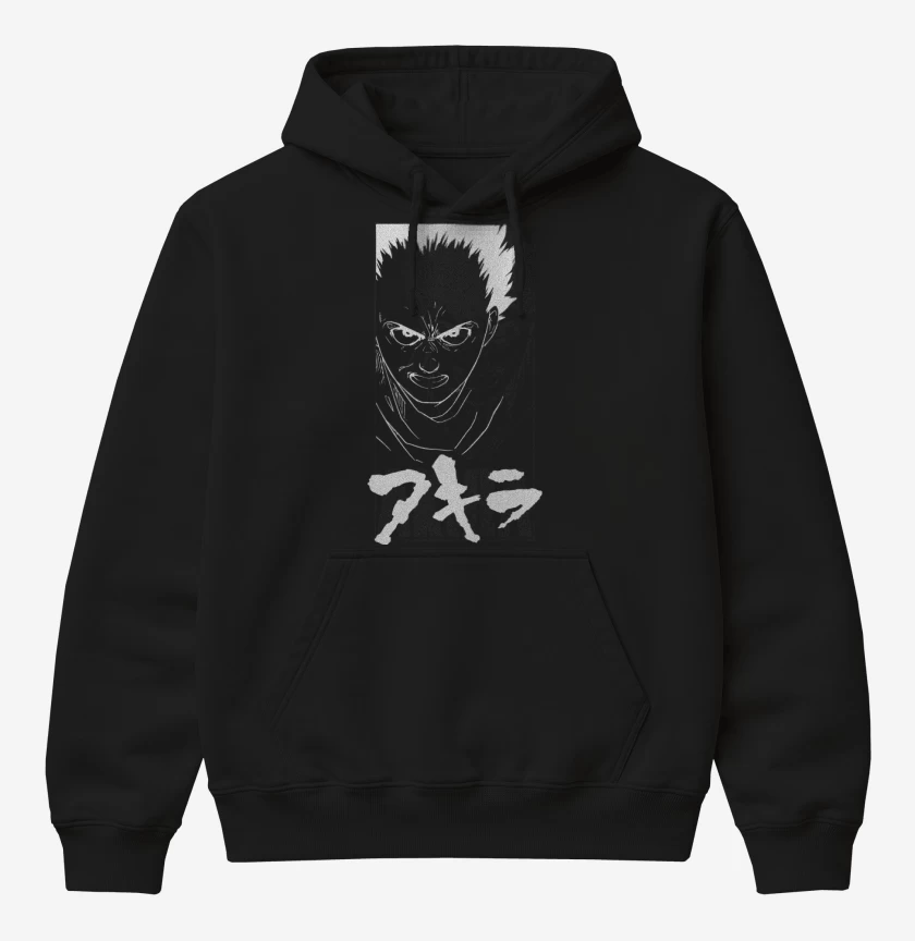 Poleron Canguro básico Negro de Kaneda Tetsuo
