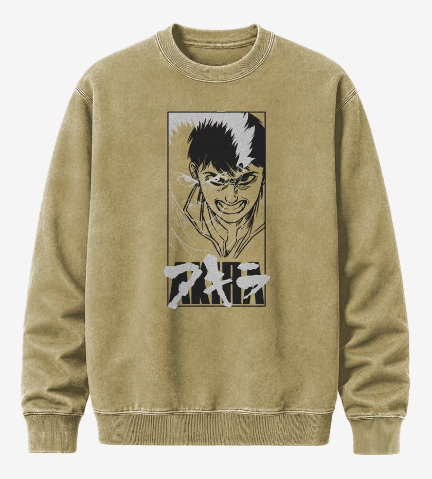 Poleron Polo Acid Wash Beige de Kaneda Tetsuo