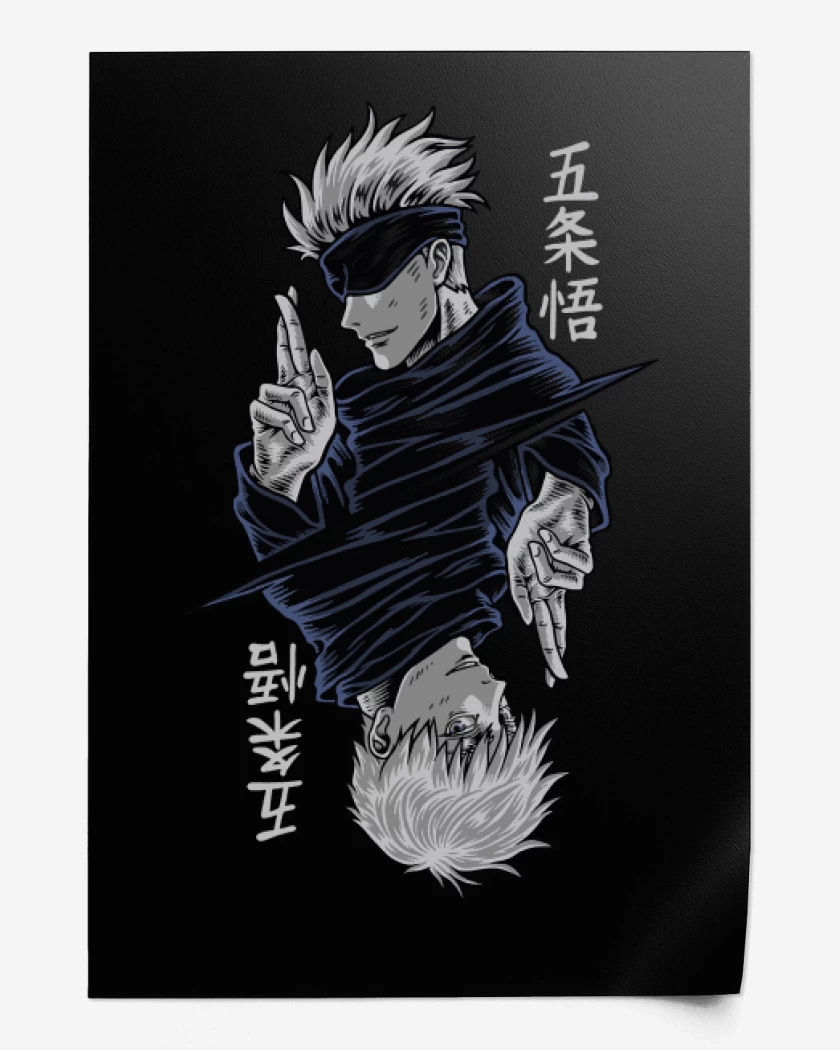 Print Satoru Gojo 