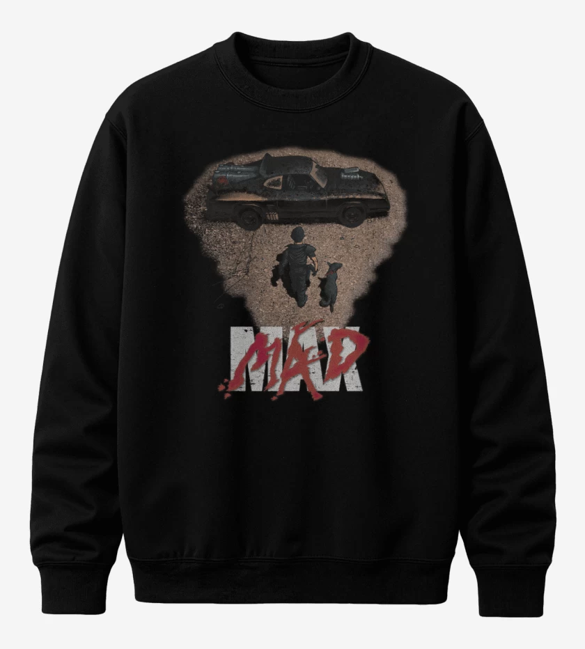 Poleron polo Negro de Mad Max Akira