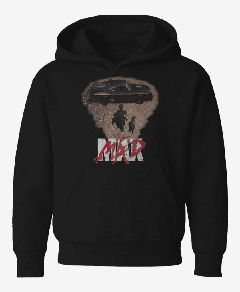 Poleron de niño Negro de Mad Max Akira