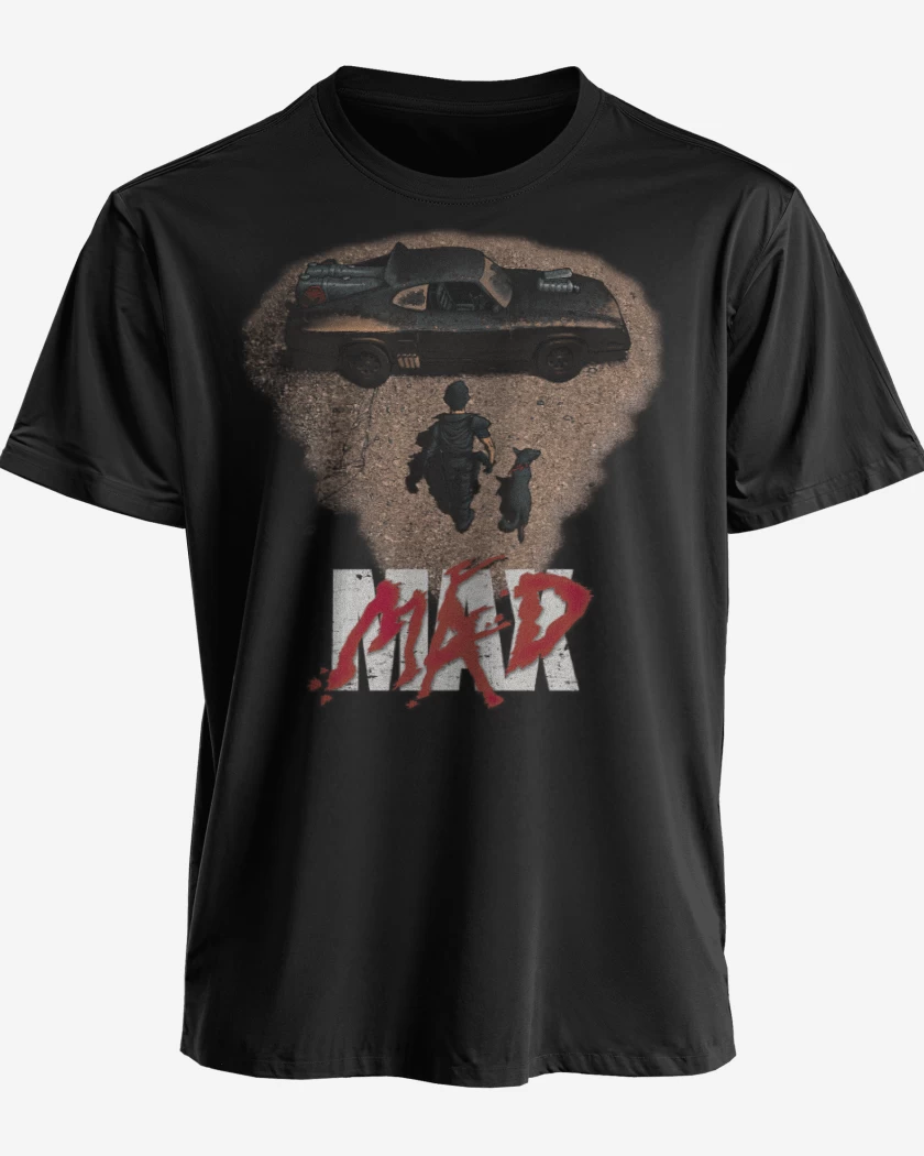 Polera premium Negro de Mad Max Akira