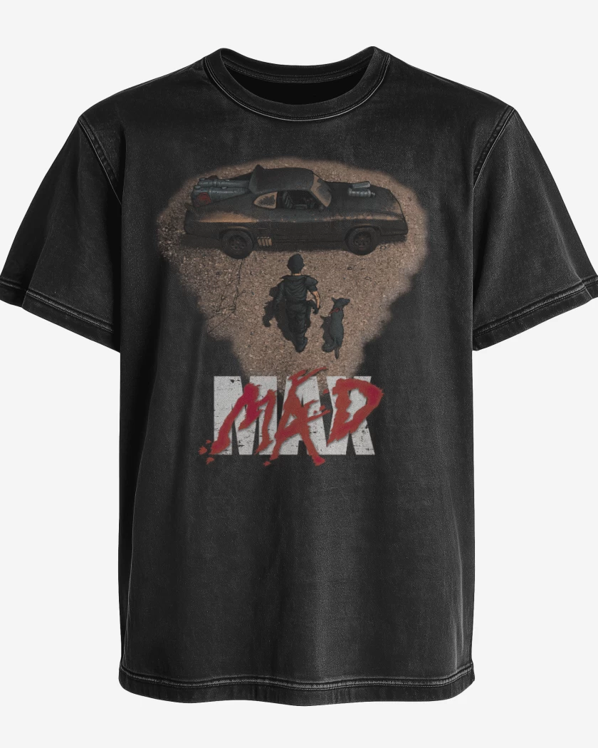 Polera desgastada Mad Max Akira
