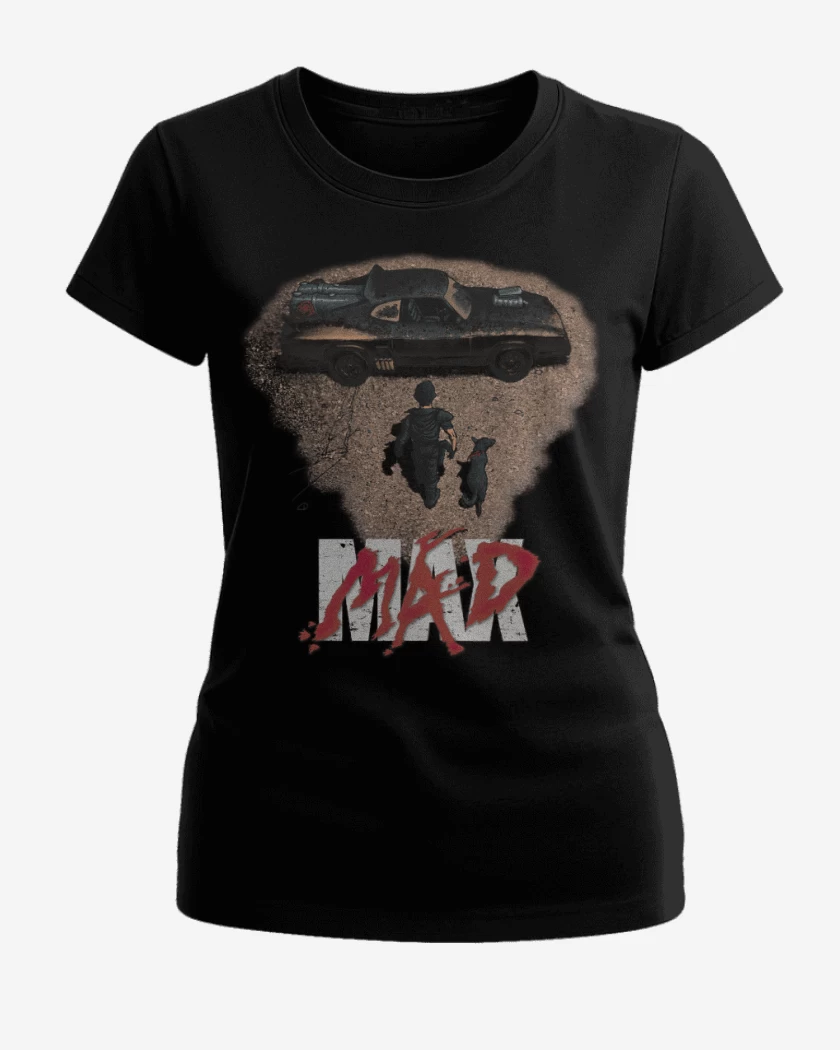 Polera de Mujer Negro de Mad Max Akira