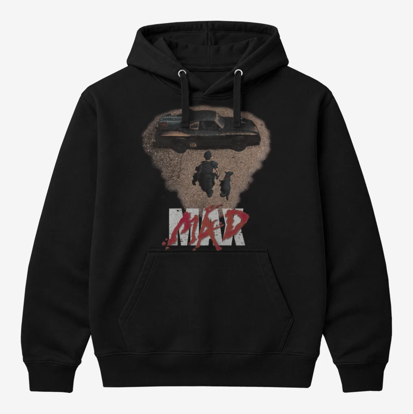 Polerón Canguro Negro de Mad Max Akira