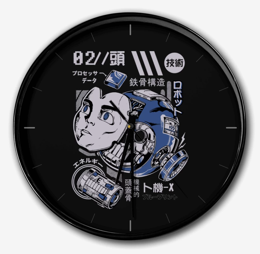 Reloj Negro de Megaman Desarmado