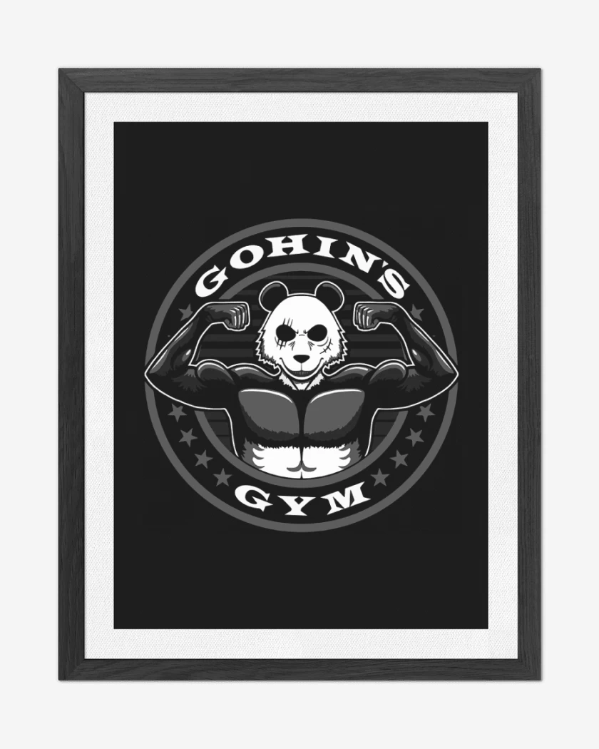 Cuadro decorativo Negro de Gohins Gym