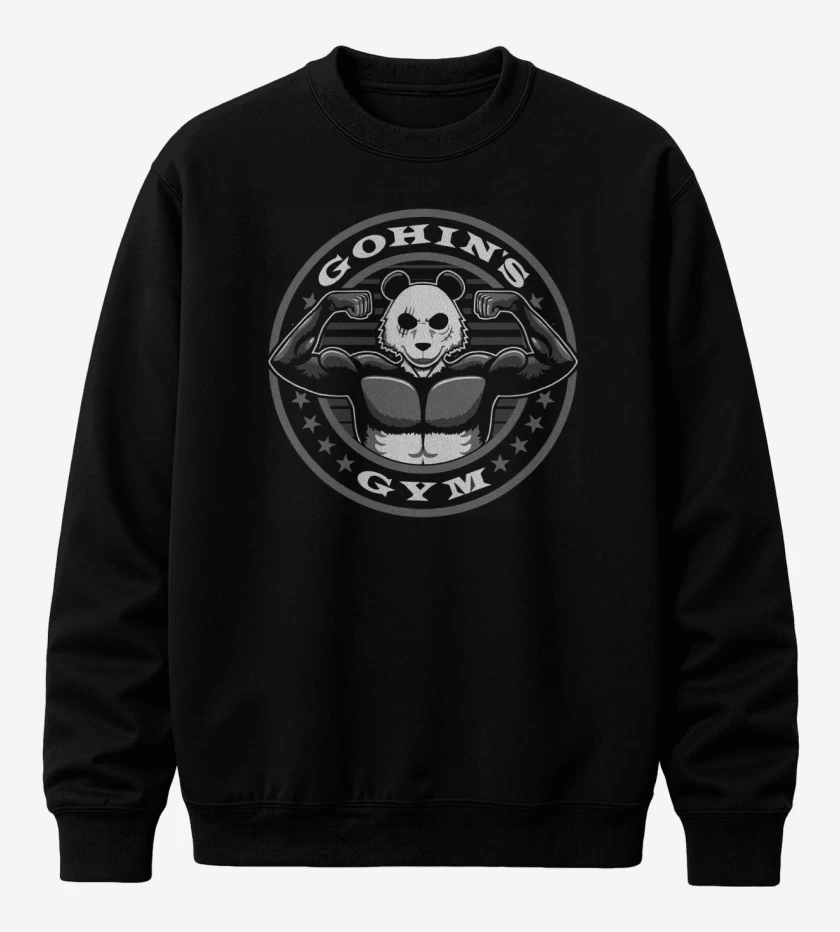 Poleron polo Negro de Gohins Gym