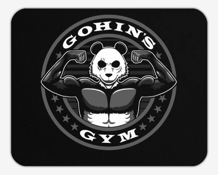 Mousepad Negro de Gohins Gym