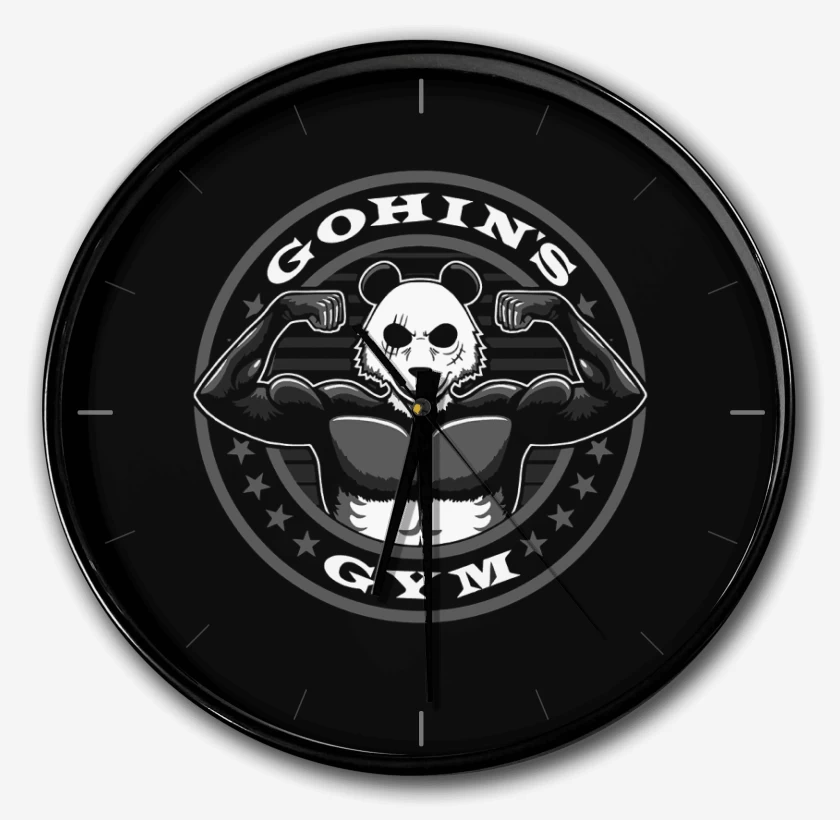 Reloj Negro de Gohins Gym